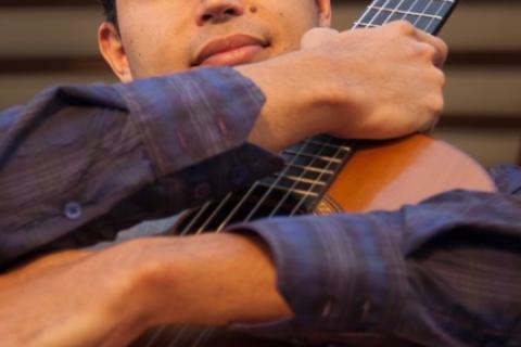 Sayil López, a guitar performer and teacher in Mexico City.